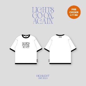 [Highlight] - LIVE 2024 MD/短袖 T恤 (T-SHIRT) - 白色